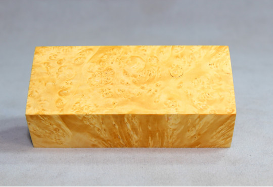 Stabilized Maple Burl Wood Mod Block